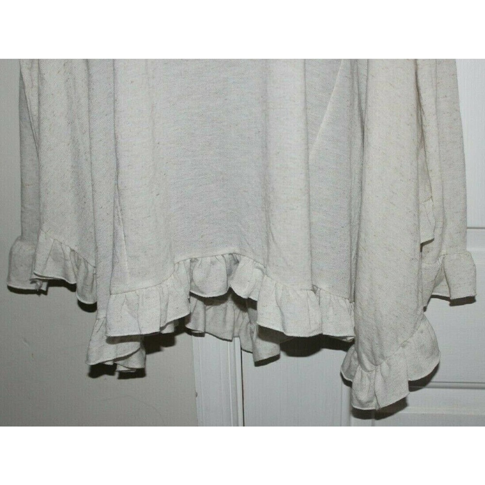 Basically Me Medium Large M/L Ruffle Pull Over Top - Picture 4 of 6